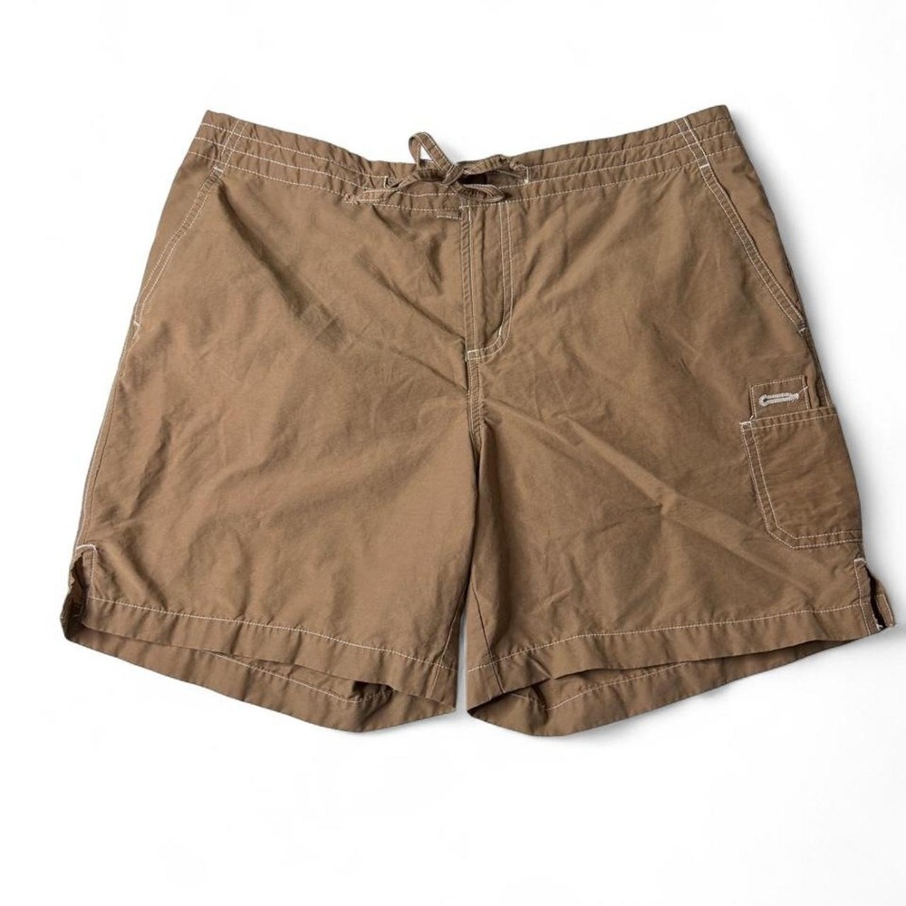 Columbia PFG Khaki Board Shorts Swim‎ Trunks Women's 14 Fishing Coastal Utility